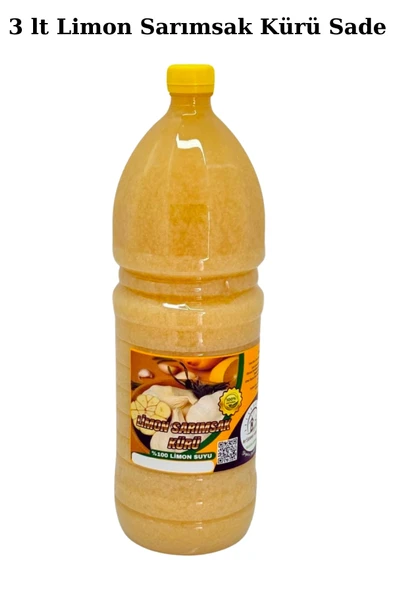 Limon Sarımsak Kürü  El Yapımı 3 Lt.