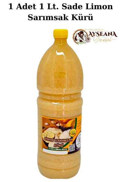 Limon Sarımsak Kürü  100 El Yapımı Doğal 1 Lt - 2