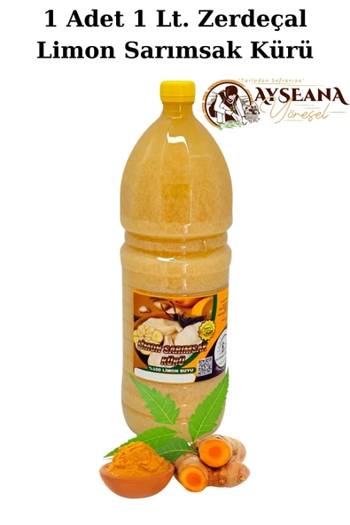 Zerdeçallı Limon Sarımsak Kürü  100 El Yapımı Doğal 1 Lt - 2