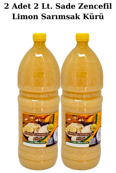 Zencefilli Limon Sarımsak Kürü 4 Lt. El Yapımı Doğal
