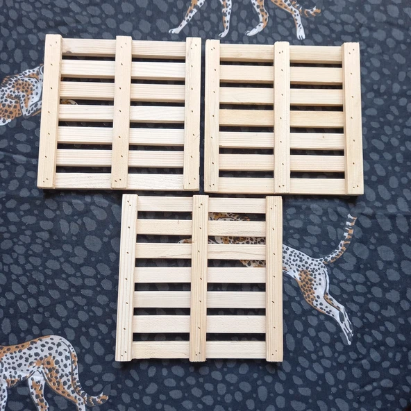 Escoines Koleksiyon Sarıçam 3Adet Gönderilecektir Ahşap Kare Nihale 18,5x18,5cm 3996366946605af82f - 5