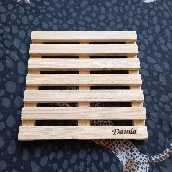 Escoines Koleksiyon 1Adet Gönderilecektir Sarıçam Ahşap Kare Nihale 18,5x18,5cm 399636694644bb3ce0 - 6