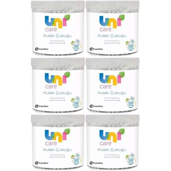 Uni Baby Kulak Temizleme Çubuğu 100 Adet (6 Lı Set) ürün görseli