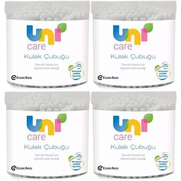 Uni Baby Kulak Temizleme Çubuğu 100 Adet (4 Lü Set)