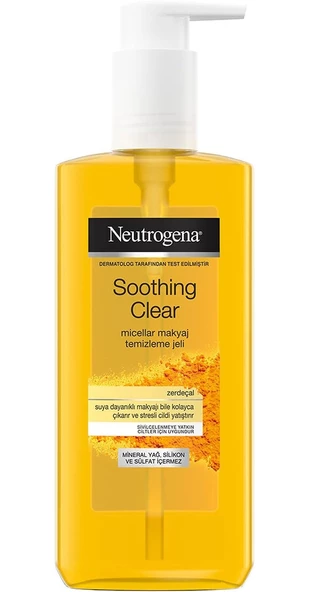 Neutrogena Soothing Clear Micellar Yüz Temizleme Jeli 200ML