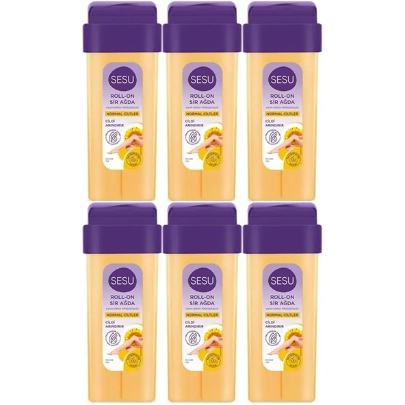 Sesu Roll-On Sir Ağda 100ML Sarı Normal Cilt (6 Lı Set) ürün görseli