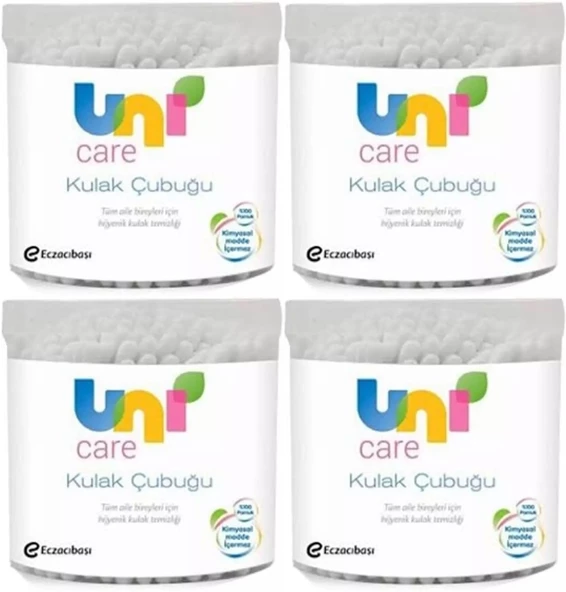 Uni Baby Kulak Temizleme Çubuğu 100 Adet (4 Lü Set)