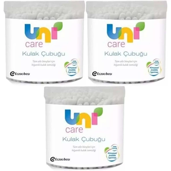 Uni Baby Kulak Temizleme Çubuğu 100 Adet (3 Lü Set) ürün görseli