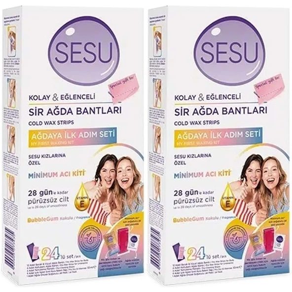 Sesu Sir Ağda Bandı 24 Lü Pk (Ağdaya İlk Adım Serisi) (2 Li Set) ürün görseli 1