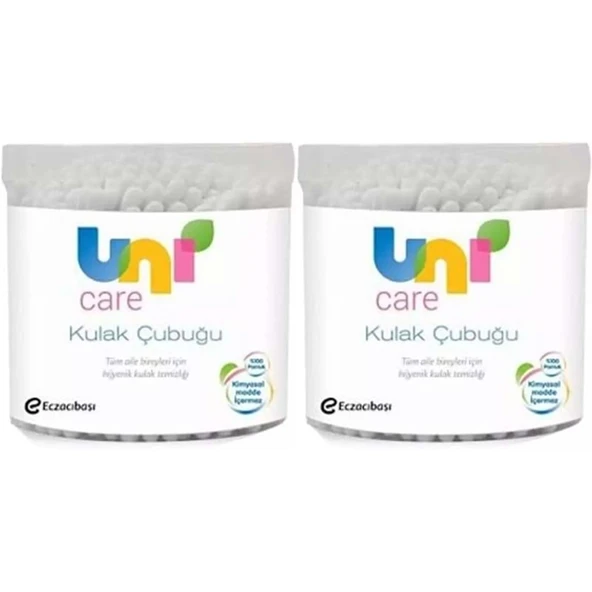 Uni Baby Kulak Temizleme Çubuğu 100 Adet (12 Li Set) ürün görseli