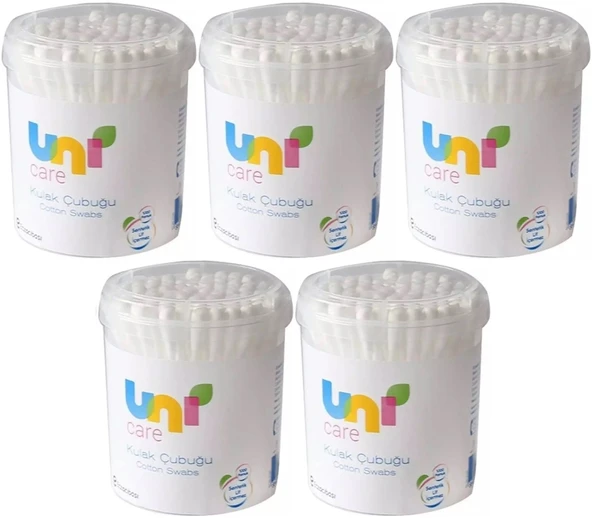 Uni Baby Kulak Temizleme Çubuğu 200 Adet (5 Li Set)