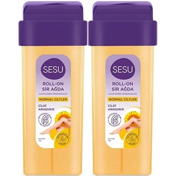 Sesu Roll-On Sir Ağda 100ML Sarı Normal Cilt (2 Li Set) ürün görseli