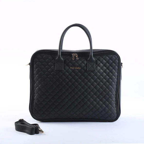 M&y Hera Deri Anne Bebek Çantası 7090 Siyah