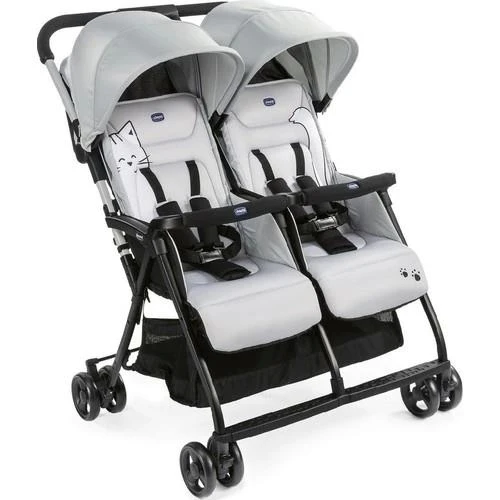 Chicco Ohlala Twin İkiz Bebek Arabası Silver - 1