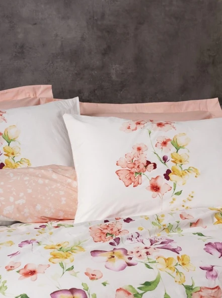 Cotton Box Ranforce Nevresim Takımı Tek Kişilik Emma Somon - 2