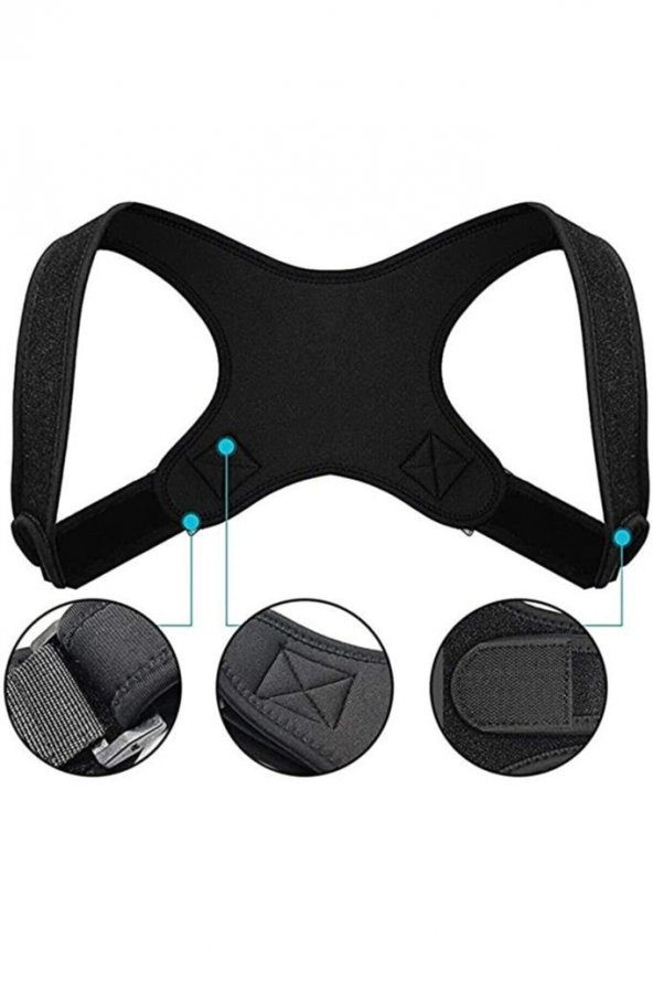 Ortopedik Medikal Kifoz Korsesi Skolyoz Dik Duruş Korsesi Kemeri Kamburluk Önleyici Düzeltici - Resim 4