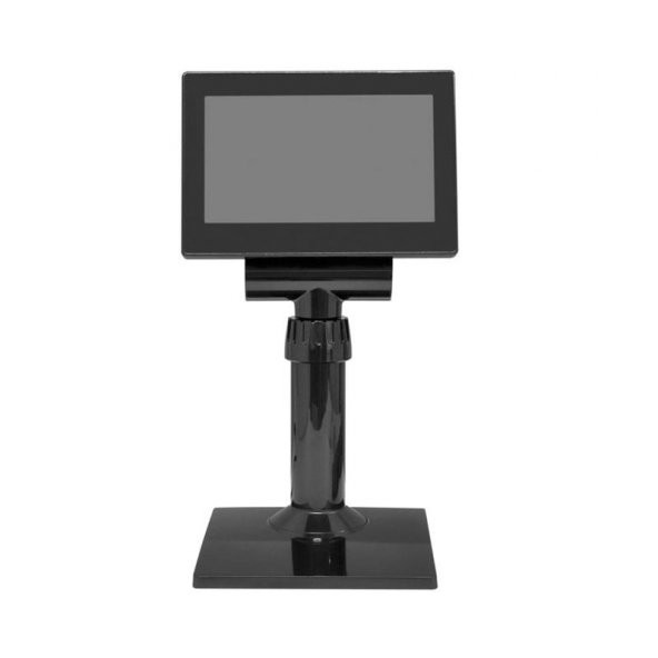 Yazar Kasa Monitörü, 7 inç, USB Girişli, LCD Ekran, Siyah - Dokunmatik Değildir