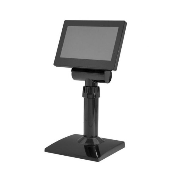 Yazar Kasa Monitörü, 7 inç, USB Girişli, LCD Ekran, Siyah - Dokunmatik Değildir - 2