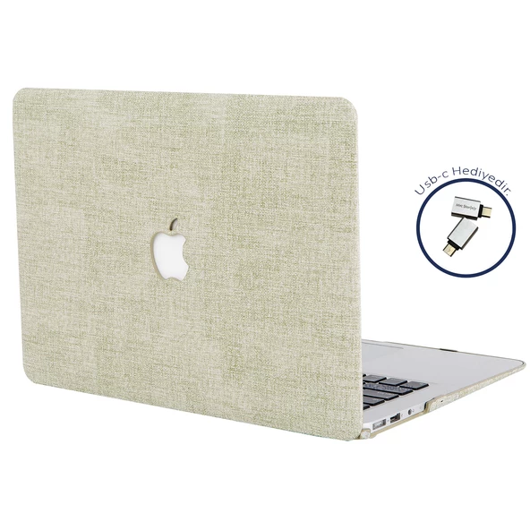 Macbook Pro Kılıf 13inç Flax (2016/2019 yılı Cihazı) A1706 A1708 A1989 A2159 ile Uyumlu - 7
