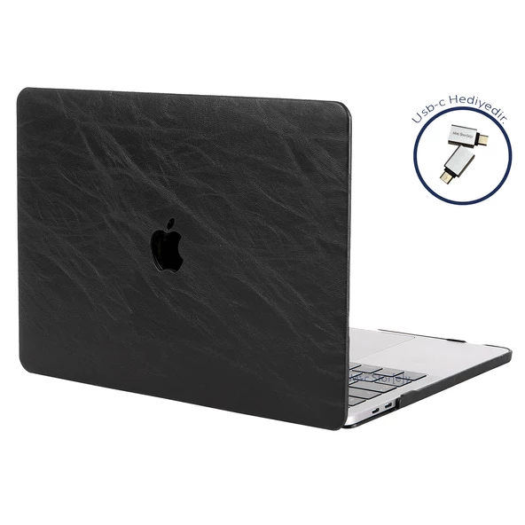 Macbook Pro Kılıf 13inç Leat01 (2016/2019 yılı Cihazı) A1706 A1708 A1989 A2159 ile Uyumlu - 7
