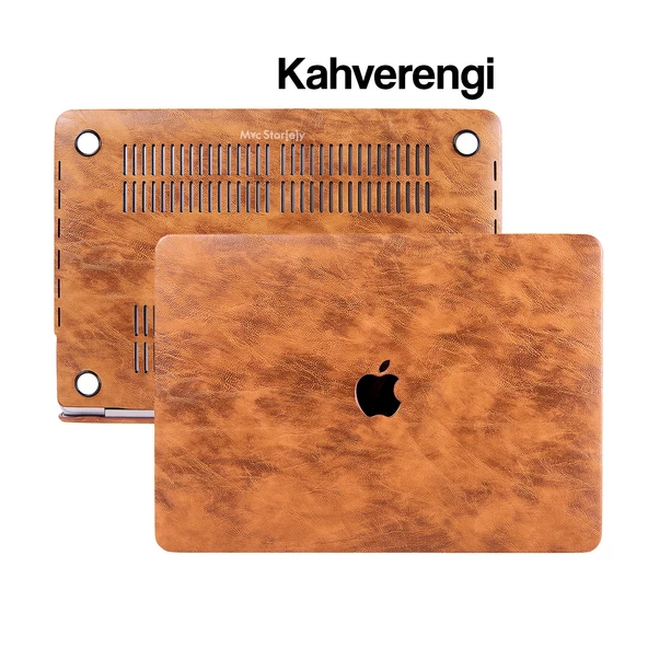 Macbook Pro Kılıf 13inç Leat01 (2016/2019 yılı Cihazı) A1706 A1708 A1989 A2159 ile Uyumlu - 5