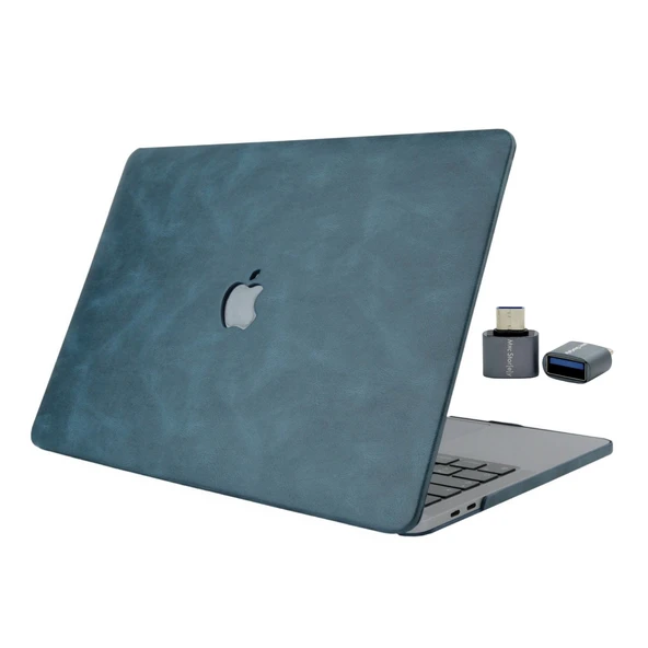 Macbook Pro Kılıf 13inç Leat01 (2016/2019 yılı Cihazı) A1706 A1708 A1989 A2159 ile Uyumlu - Resim 3
