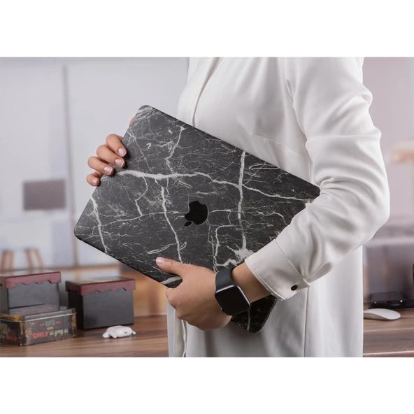 Macbook Pro Kılıf 13inç M1-M2, F.Marble A1706 A1708 A1989 A2159 A2251 A2289 A2338 ile Uyumlu - 8