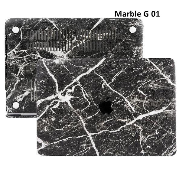 Macbook Pro Kılıf 13inç M1-M2, F.Marble A1706 A1708 A1989 A2159 A2251 A2289 A2338 ile Uyumlu - 3