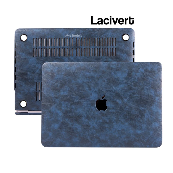 Macbook Pro Kılıf 13inç Leat01 (2016/2019 yılı Cihazı) A1706 A1708 A1989 A2159 ile Uyumlu - 3