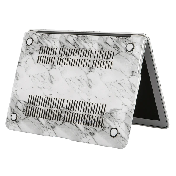 Macbook Pro Kılıf 13inç M1-M2, F.Marble A1706 A1708 A1989 A2159 A2251 A2289 A2338 ile Uyumlu - Resim 5