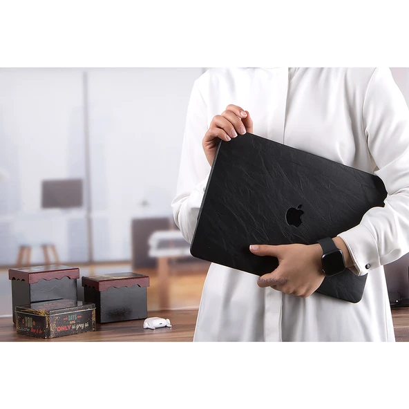 Macbook Pro Kılıf 13inç Leat01 (2016/2019 yılı Cihazı) A1706 A1708 A1989 A2159 ile Uyumlu - Resim 9