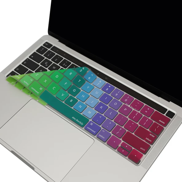 Macbook Pro Klavye Koruyucu (US-ABD İngilizce) Touchbarlı A1706 A1989 A2159 A1707 A1990 Uyumlu Dazzle