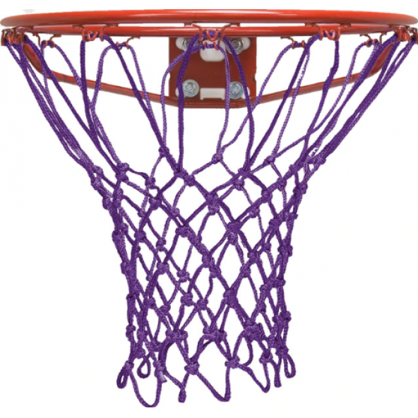 Basketbol Filesi 4mm Polys. Mor - 2 Adet (Basketbol Pota Filesi)