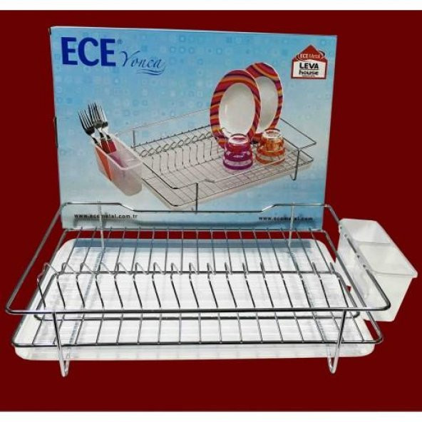 Ece Metal Yonca Paslanmaz Krom Bulaşıklık - 2