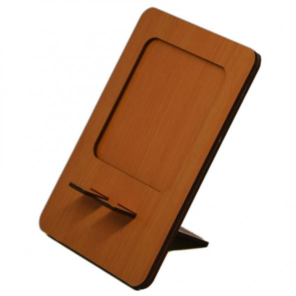 RESİM ÇERÇEVE AHŞAP TELEFON TUTUCU - 5