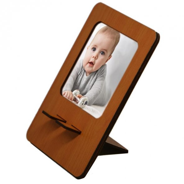 RESİM ÇERÇEVE AHŞAP TELEFON TUTUCU - 6