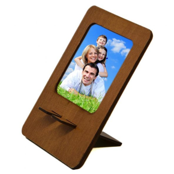 RESİM ÇERÇEVE HİSAR CEVİZ TELEFON TUTUCU - 8