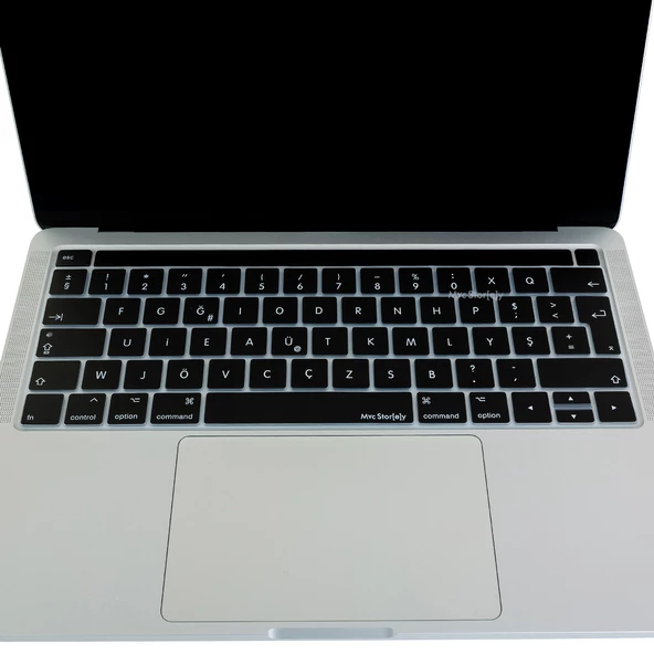 F Klavye Macbook Pro Kılıfı DaktiloTip A1706 A1989 A2159 A1707 A1990 A2338 A2141 ile Uyumlu - 3