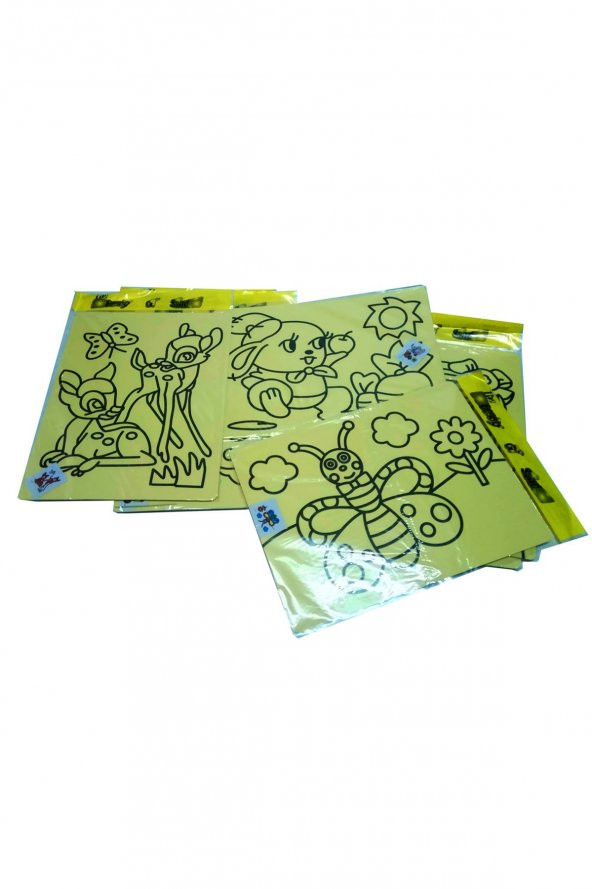 Hayal Kum Boyama 5 Adet - A4 Boyutunda Ücretsiz Kargo - 3