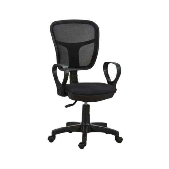 Mgr Office Clk Siyah Fileli Bilgisayar Ofis Çalışma Sandalyesi Koltuğu