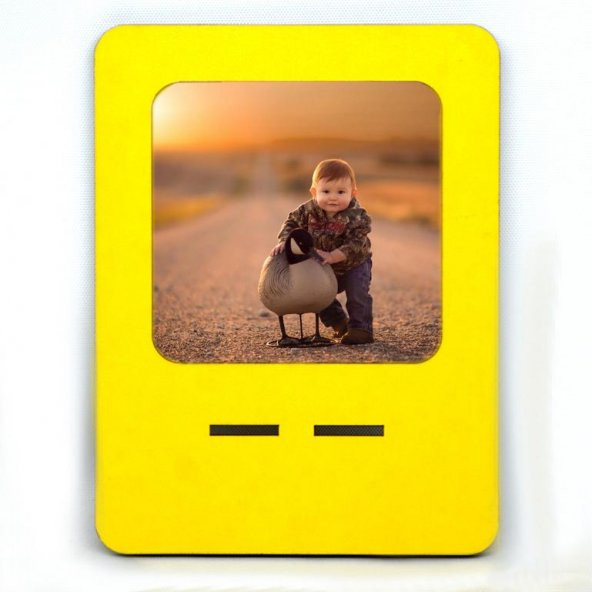 RESİM ÇERÇEVE SARI TELEFON TUTUCU - 7