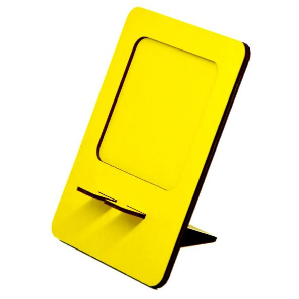 RESİM ÇERÇEVE SARI TELEFON TUTUCU - 8