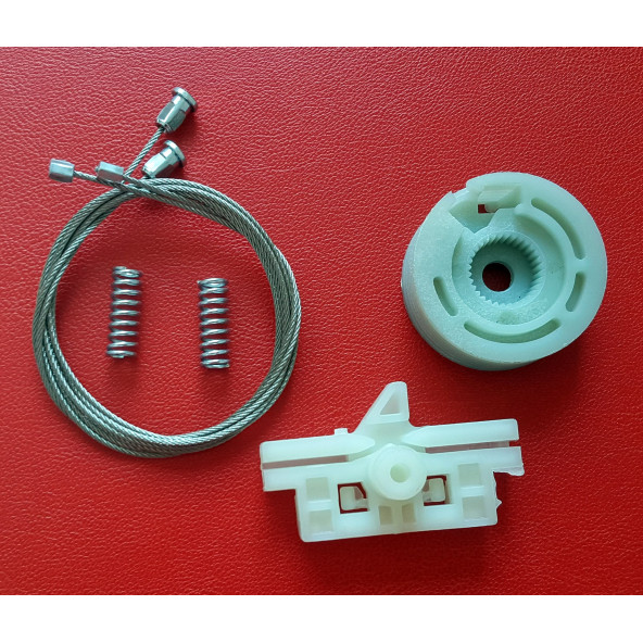 Fiat Fiorino & Citroen Nemo & Peugeot Bipper (2008 ve Sonrası) Ön Sağ Cam Kriko Teli ve Tamir Seti