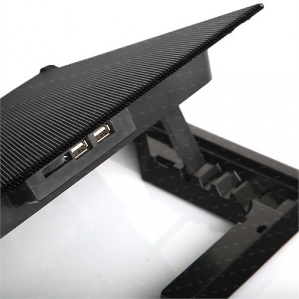 TX Ergo500 TXACNBERGO500 13" ~ 17 ABS Plastik Alüminyum Siyah Notebook Soğutucu - 3
