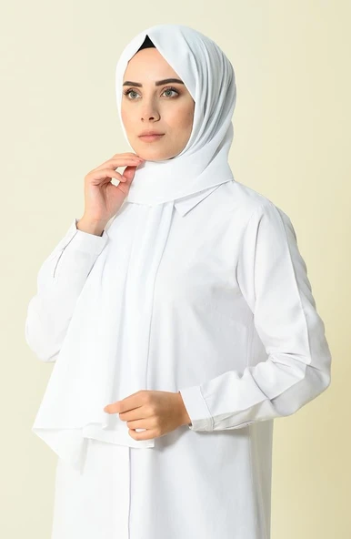 Şile Bezi Şal Beyaz Byz - 4