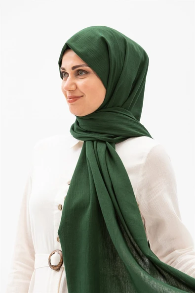 Şile Bezi Şal Yeşil Ysl Tek Beden Yeşil - 2