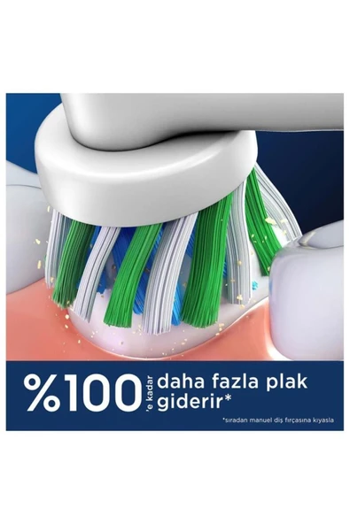 Oral-B Pro Cross Action X-filament Şarjlı Diş Fırçası Yedek Başlığı 2 Adet - Resim 2