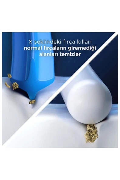 Oral-B Pro Cross Action X-filament Şarjlı Diş Fırçası Yedek Başlığı 2 Adet - Resim 6