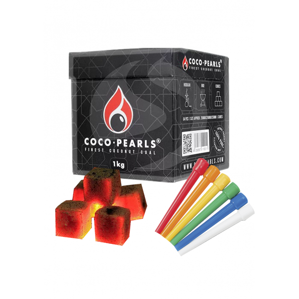 Cocopearls Nargile Kömürü 1 kg Sipsi Hediye - 1