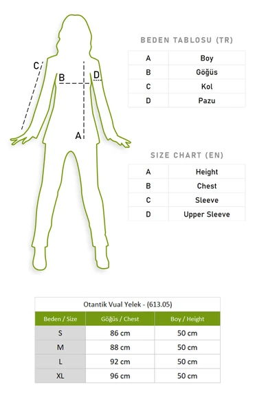 Otantik Vual Yazlık Yelek Mor 6163 L Mor - 4